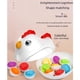 thumbnail image 2 of Juguete para bebé que combina huevos inteligentes Educación temprana Color Forma Cognición Huevo retorcido Simulación Arrastre Huevo pequeño, 2 of 5