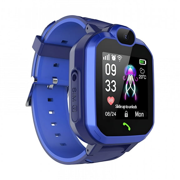 GJX Kids Smartwatch Phone - Smart Cell Phone Watch for Boys Girls Ages 4-12 with Call, SOS, Parental Controls, Games, Camera, Alarm, Video, Music Children's Smart Watch Gift