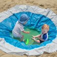 thumbnail image 5 of Ebaokuup 6.5 x 6.5 Ft 2-in-1 Baby Beach Pool & Beach Blanket for Toddlers, 5 of 6