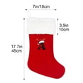 thumbnail image 3 of Christmas Stockings Personalized Initial Letters A-Z - Individual Monogram Knitted Xmas Stocking Embroidered, Christmas Fireplace Mantel Gift, A, 3 of 8