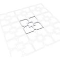 thumbnail image 6 of Ekena Millwork 7 3/8"W x 7 3/8"H x 3/8"T Extra Small Olivia Decorative Fretwork Wall Panels in Architectural Grade PVC, 6 of 9