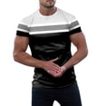 thumbnail image 5 of Sngxgn Men's Lightweight Short Sleeve Crew Neck T-Shirt(Black,L), 5 of 7