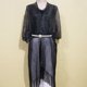 thumbnail image 5 of Chal de seda dividido para mujer, vestido de cena fino, borla decorativa, bufanda hueca protectora solar, 5 of 6