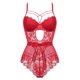 thumbnail image 1 of Mono sexy francés seductor con lazo transparente de encaje estilo europeo y americano mono sexy ajustado, 1 of 6