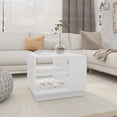 thumbnail image 1 of vidaXL Coffee Table White 55x55x43 cm Engineered Wood, 1 of 4