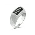 thumbnail image 2 of 1/2 Carat T.W. Black Diamond Sterling Silver Men's Ring, 2 of 4