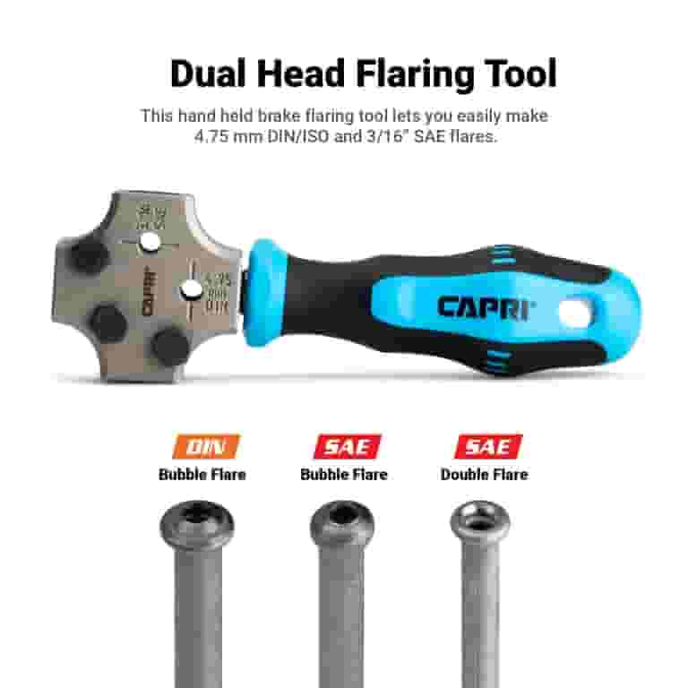 Flaring Pin Rolling Pin Capri Tools Double Flaring Tool & Tube Bender Set - 3/16 ...