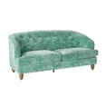 thumbnail image 4 of The Pioneer Woman Laurel Teal Velvet Tufted Sofa, 79.53 in, 4 of 10