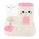 thumbnail image 1 of Comedero automático para mascotas, cuenco para comida y bebida para gatos, compacto, extraíble, fácil de limpiar. Rosa, 1 of 9