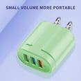 thumbnail image 3 of WIFKLSIIPG Tête de Charge USB 3 Ports Tête de Charge Macaron Portable, 3 of 4