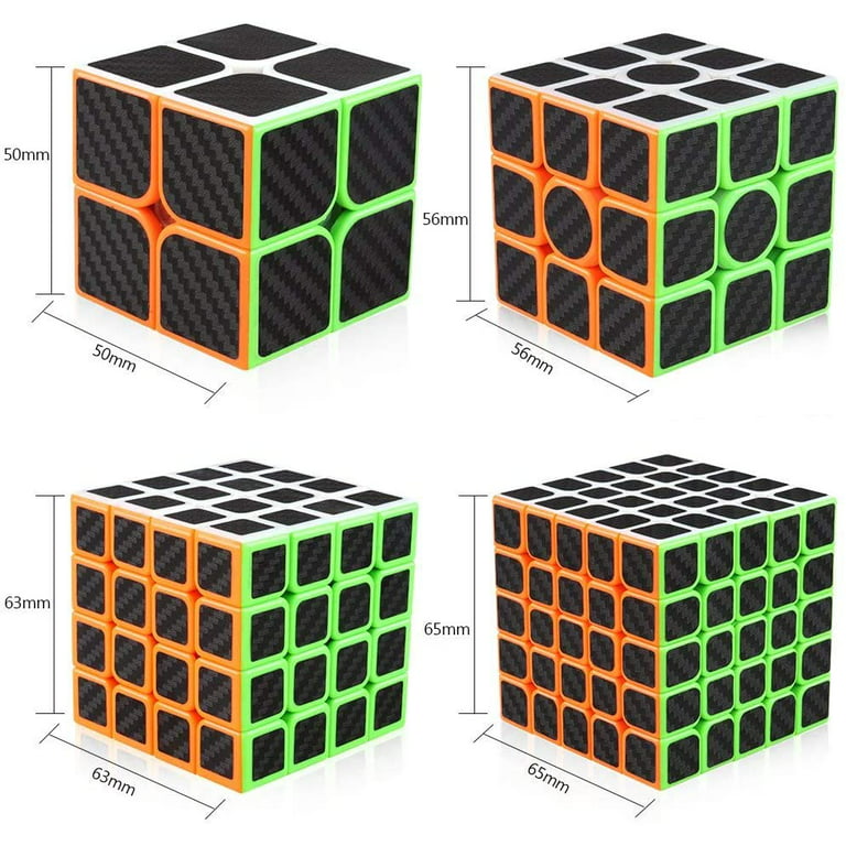 Original Speed Cube 3x3x3,Fast Magic Cube for Kids,Smooth Carbon