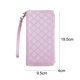 thumbnail image 2 of Cartera con doble cremallera Laklulu, cartera de gran capacidad de doble capa, 2 of 5