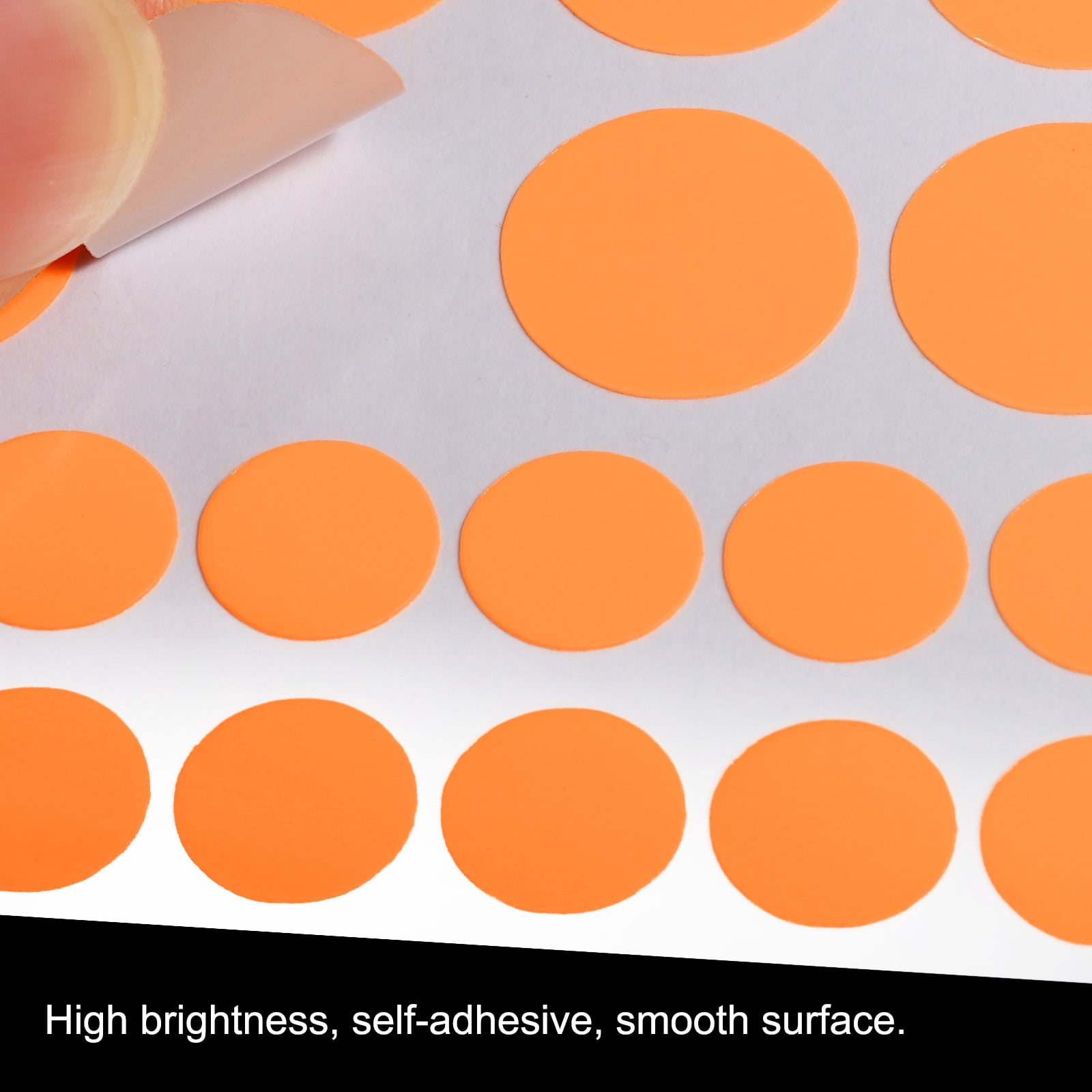 Unique Bargains Glow in the Dark Tape Dots for Home and Office Decoration Orange