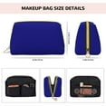 thumbnail image 5 of Xecao Navy Print Fashion Makeup PVC Bag Large Capacity Travel Cosmetic Bag for Women Organizer Toiletry Clutch, 5 of 8