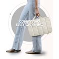 thumbnail image 7 of BAGSMART 15-16" Laptop Shoulder Bag Laptop Sleeve Case with Anti-theft Zipper, Protective Laptop Case Cover Computer Bag Compatible with Macbook Air/Pro 15.6 inch, Shoulder Strap, Cream Color, 7 of 7