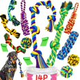 thumbnail image 1 of Juguetes masticables para perros SHARLOVY XL para masticadores agresivos, paquete de 14, 1 of 6