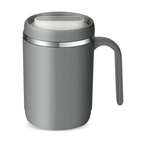 

Stainless Steel Coffee Mug Portable Insulated Water Cup for Home Office TOPOINT