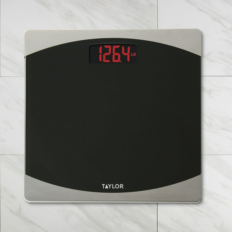 Taylor Digital Glass & Metal Bathroom Scale