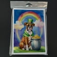 thumbnail image 3 of Boxer St Patrick's Day Greeting Cards Pack of 8 7 in x 5 in, 3 of 3