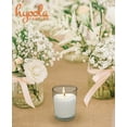 thumbnail image 2 of Hyoola Unscented 12 Hour White Votive Candles in Clear Glass Cups, Paraffin Wax with Cotton Wicks, 12-Pack, 2 of 6