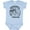 AE-Light Blue, variant on Summer Vacation Mode Pensacola Beach Florida Boys or Girls Baby Bodysuit