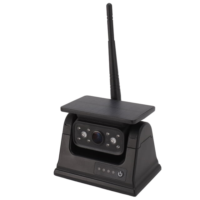 WiFi Solar Backup Camera, Infrared Night Vision Rear View Camera HD 1080P for RV Truck Trailer