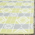 thumbnail image 3 of SAFAVIEH Patio Collection TMF127B Handmade White/Grey Rug, 3 of 3