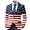 B, variant on Men s American Flag Blazer 4th of July - USA Printed Casual Independence Day Patriotic Party Jacket for Summer Events and Celebrations