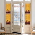 thumbnail image 2 of Bicycles Window Privacy Film, Farmhouse Vintage Vehicle Yellow Broken Walls Static Cling UV Sun Blocking Heat Control Window Tint Day and Night, Non-Adhesive One Way Privacy Cover 17.7''x78.7'', 2 of 7
