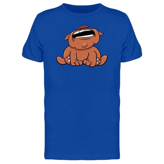Funny Brown Bulldog Cartoon Tee Men's -Image by Shutterstock