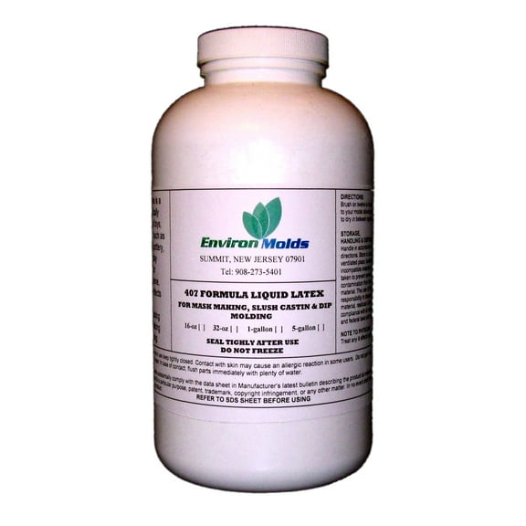 Premium Liquid Latex Rubber - 32 oz. by EnvironMolds for Mold Making and Casting