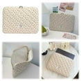 thumbnail image 5 of JINZJ Floral Laptop Sleeve Quilted Laptop Case For 13 Inch Laptop Tablet (Purple), 5 of 7