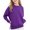 Light Purple, variant on Grblisyd Girls Sweatshirts Kids Long Sleeve Tops Cute Crewneck Oversized Hoodless Fashion side split warm sweatshirts pullover