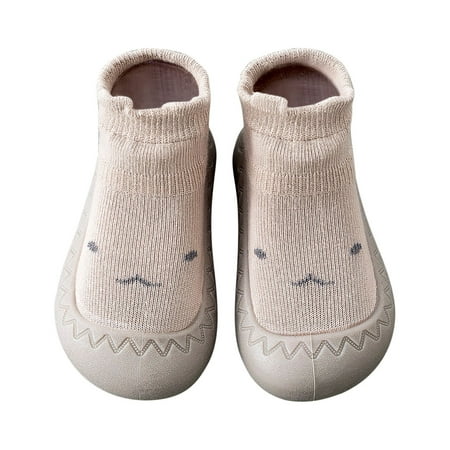 

PRINxy Kids Socks Toddler Baby Boys Girls Cute Fashion Pattern Cotton Breathable Soft Non-slip Toddler Shoes Khaki 9-12 Months