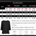 thumbnail image 3 of Godom Womens Tops Casual 3/4 Sleeve Crew Neck Shirts Loose Fit Tunic Blouses, 3 of 7