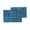 Sapphire, variant on Cotton Checkered 2-Piece Taupe Highly Absorbent Non-Slip Bath Rug Set by Superior
