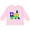 AD-Pink, variant on Cute Colorful Train Boys or Girls Long Sleeve Toddler T-Shirt