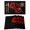Red, variant on Red Game Controller Placemats Set of 4, Modern Art Gaming Handheld Black Placemats for Dining Table, Place Mats for Kitchen Tabletop, Waterproof Wipeable Dining Table Mats Set