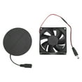 thumbnail image 2 of Solar Vent Fan, Solar Powered Exhaust Fan 10W Energy Saving  For Computer Case, 2 of 8