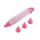 thumbnail image 2 of Bolígrafo de plástico para escribir alimentos, boquillas para crema pastelera para glaseado de galletas (rosa) Likrtyny Batería de cocina, 2 of 9