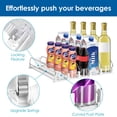 thumbnail image 3 of LJSXFI Drink Organizer for Fridge, Soda Can Dispenser for Refrigerator, Self Pushing Fridge Drink Organizer, Holds up to 25 Cans, 5 Row, 3 of 7