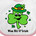 thumbnail image 4 of Inktastic Wee Bit O'irish Boys or Girls Baby Bib, 4 of 4