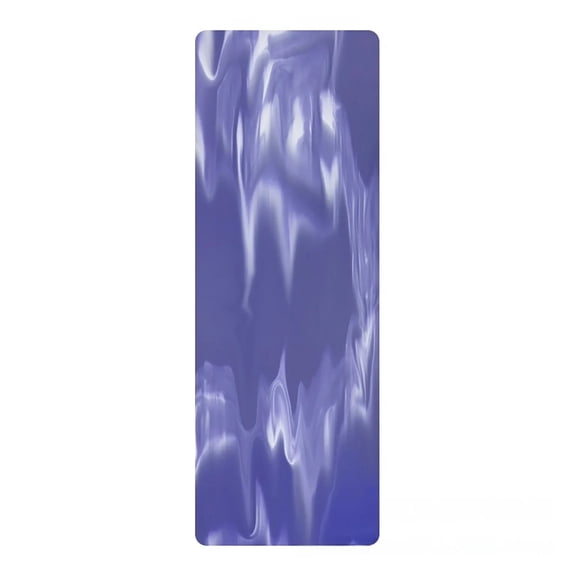 ZZ PU Natural Rubber Yoga Mat, Widened and Thick, Anti-Slip, Absorbent Fitness Mat, Foldable Yoga Mat