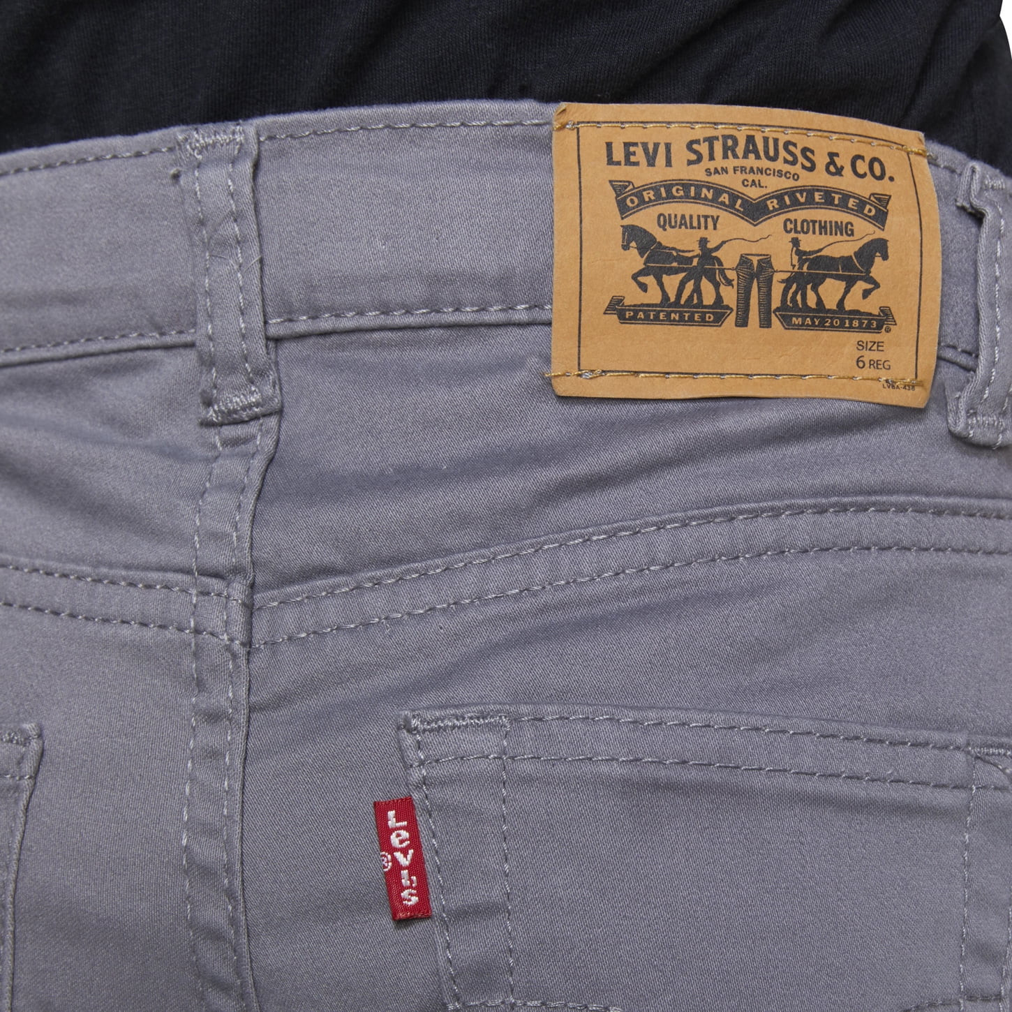 Grey levi 511 top