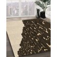 thumbnail image 3 of Ahgly Company Machine Washable Indoor Round Transitional Camel Brown Area Rugs, 5' Round, 3 of 7