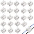 thumbnail image 2 of 100Pcs Push Quick Wire Cable Connector,White Wiring Terminal,Spring Loaded Electrical Connectors for Home Lighting Appliances & Automotive Wiring, 2 of 6