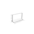 thumbnail image 2 of Azar 4" x 6" Horizontal Double Sided Stand Up Acrylic Sign Holder Clear 10/Pack 152727, 2 of 3