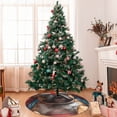 thumbnail image 7 of Lsque French Bulldog In Sunglasses Print Christmas Tree Skirt, Tree Skirt with Ties or Velcro, Perfect for Holiday Decorations, Halloween, and New Year-30", 7 of 7