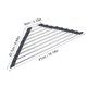 thumbnail image 3 of Escurreplatos Triangular de Acero Inoxidable - Enrollable, Resistente al Calor, Multifuncional - para Esquina de Fregadero, Escurrir Platos y Lavar Frutas, 3 of 8