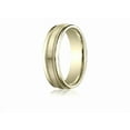 thumbnail image 2 of Benchmark� 6mm Comfort-fit Satin-finished With Milgrain Round Edge Carved Design Wedding Band Ring, 2 of 9